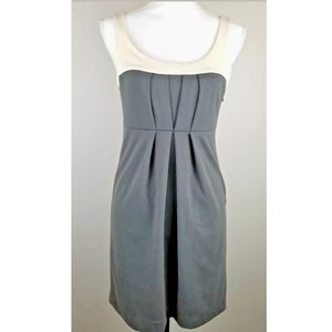 Old Navy cream gray stretch knit sleeveless dress
